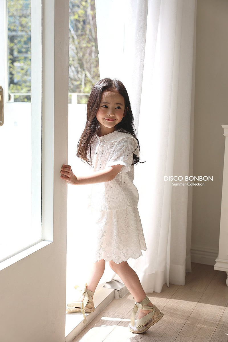 Disco Bonbon - Korean Children Fashion - #kidsstore - Flower Garden Sailor Shirt - 8