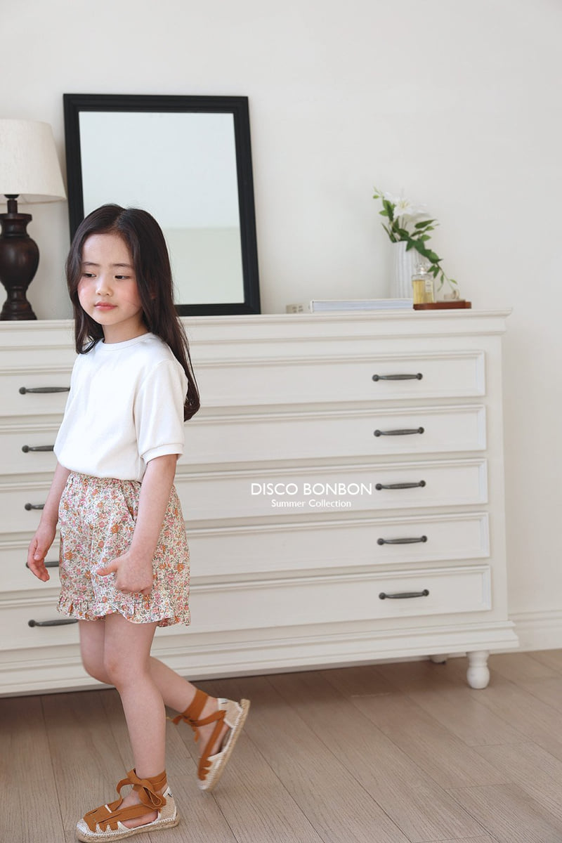 Disco Bonbon - Korean Children Fashion - #kidsstore - Rosy Frill Shorts - 5