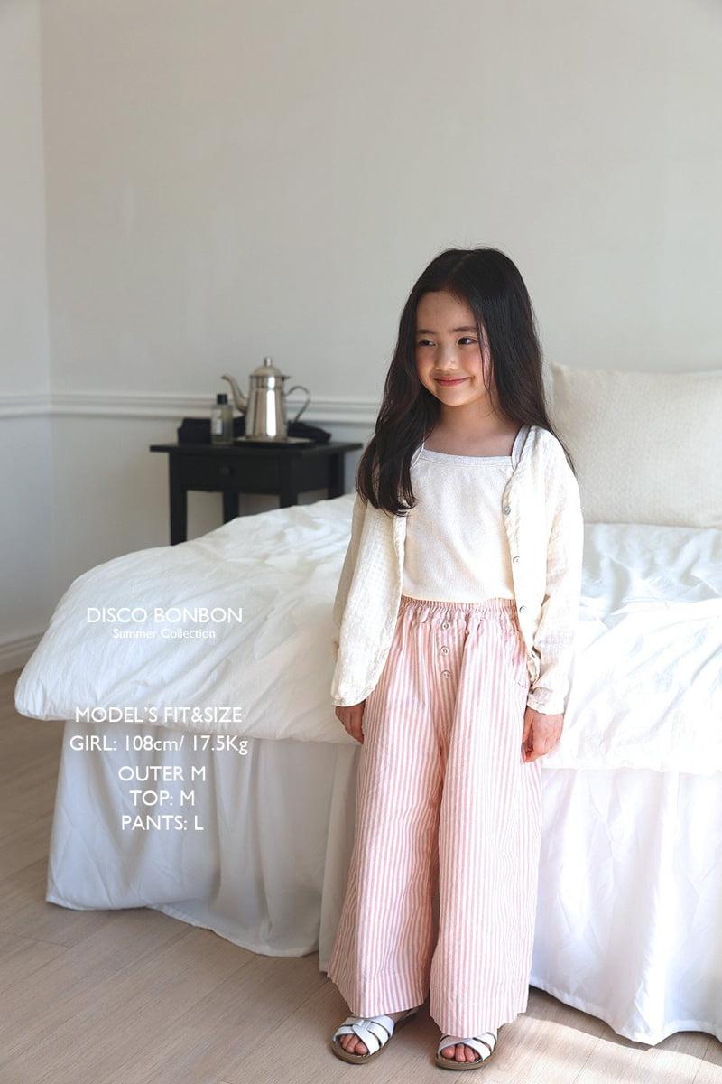 Disco Bonbon - Korean Children Fashion - #kidzfashiontrend - Easy Wide Pants - 7