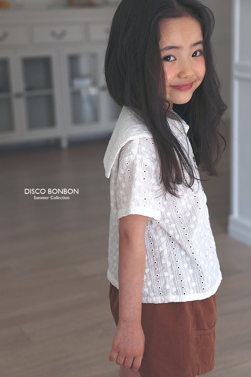 Disco Bonbon - Korean Children Fashion - #littlefashionista - Flower Garden Sailor Shirt - 11