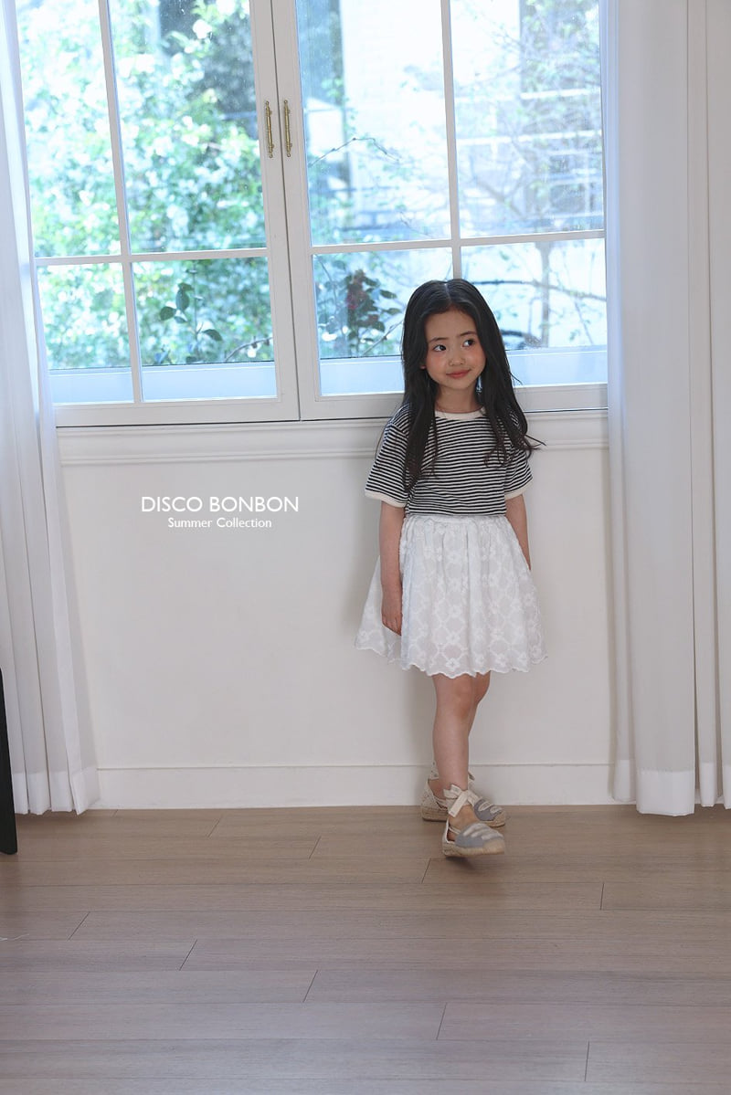 Disco Bonbon - Korean Children Fashion - #littlefashionista - Blanche Skirt - 10