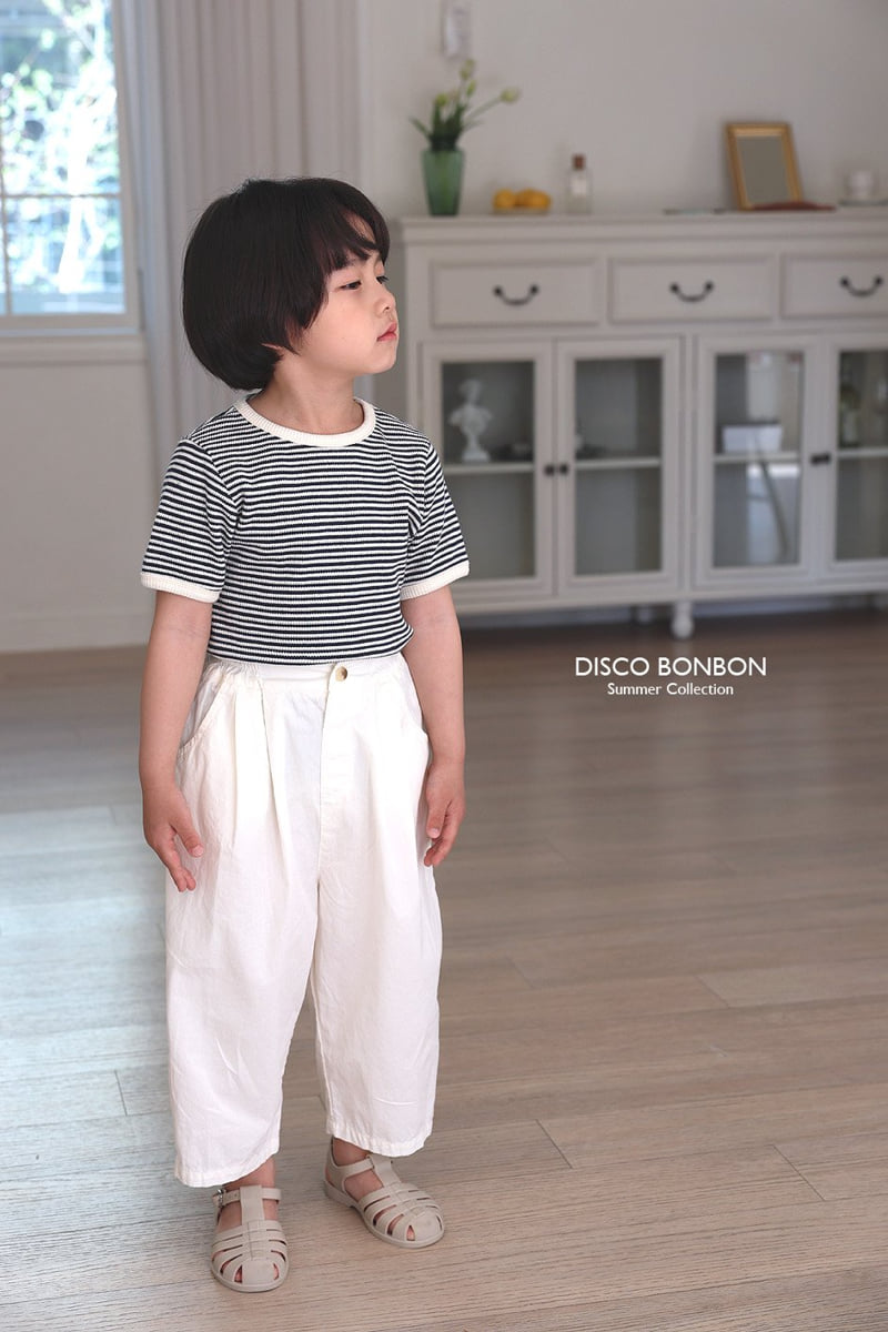 Disco Bonbon - Korean Children Fashion - #littlefashionista - Crinkle Cotton Pants - 6