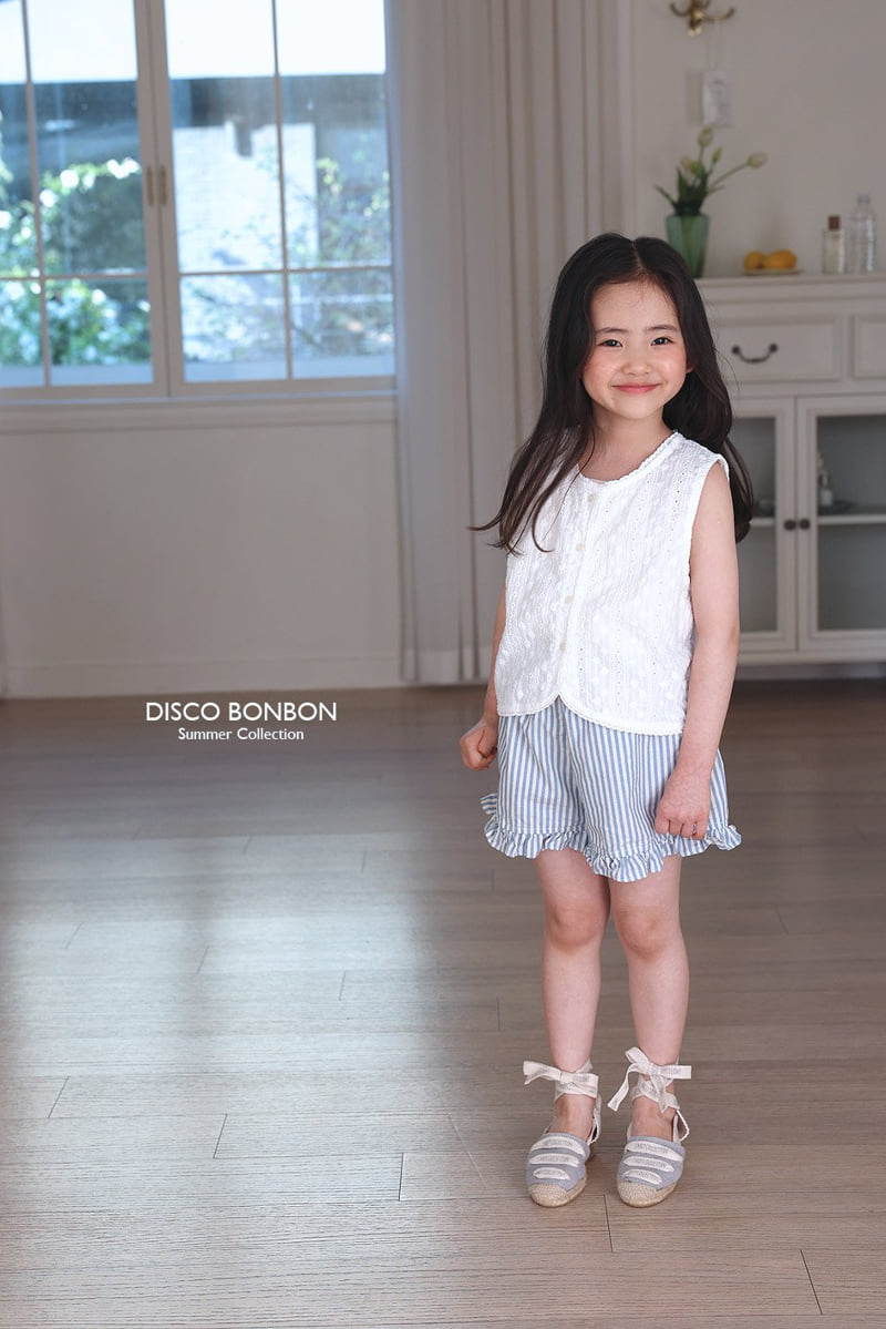 Disco Bonbon - Korean Children Fashion - #magicofchildhood - Blue Frill Shorts - 6