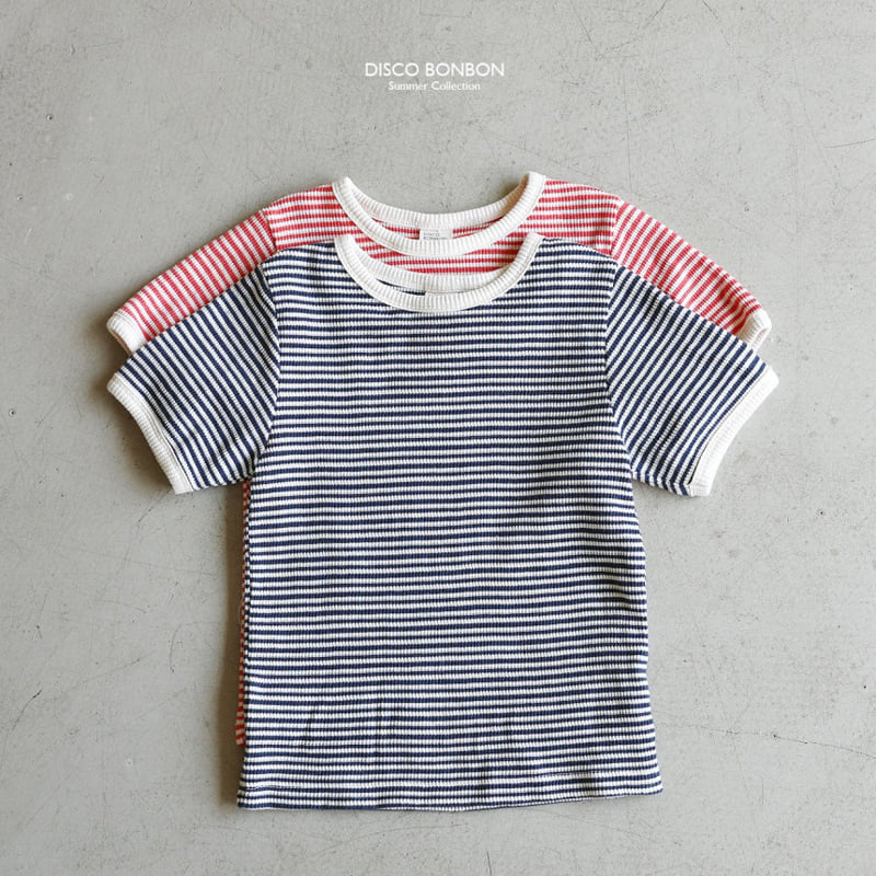 Disco Bonbon - Korean Children Fashion - #prettylittlegirls - Knit-Like Ribbed Tee