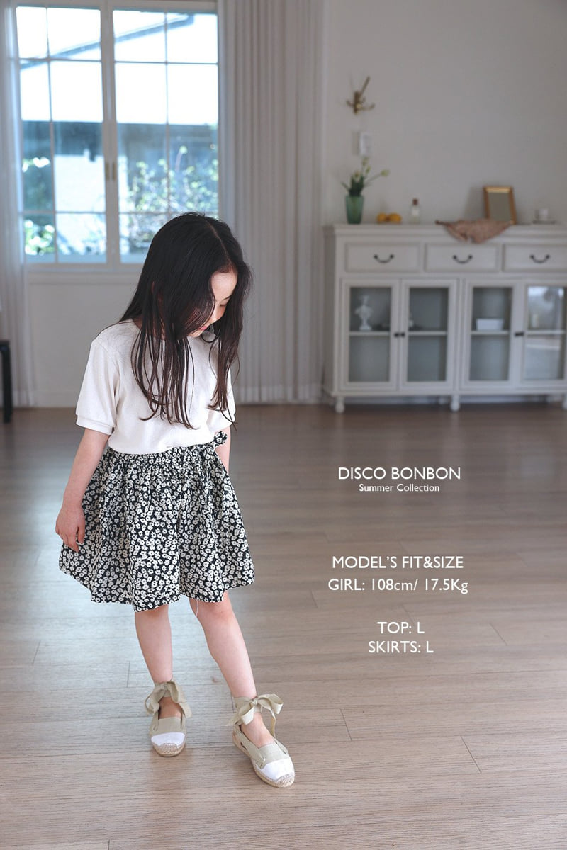 Disco Bonbon - Korean Children Fashion - #toddlerclothing - Summer Flower Skirt - 4