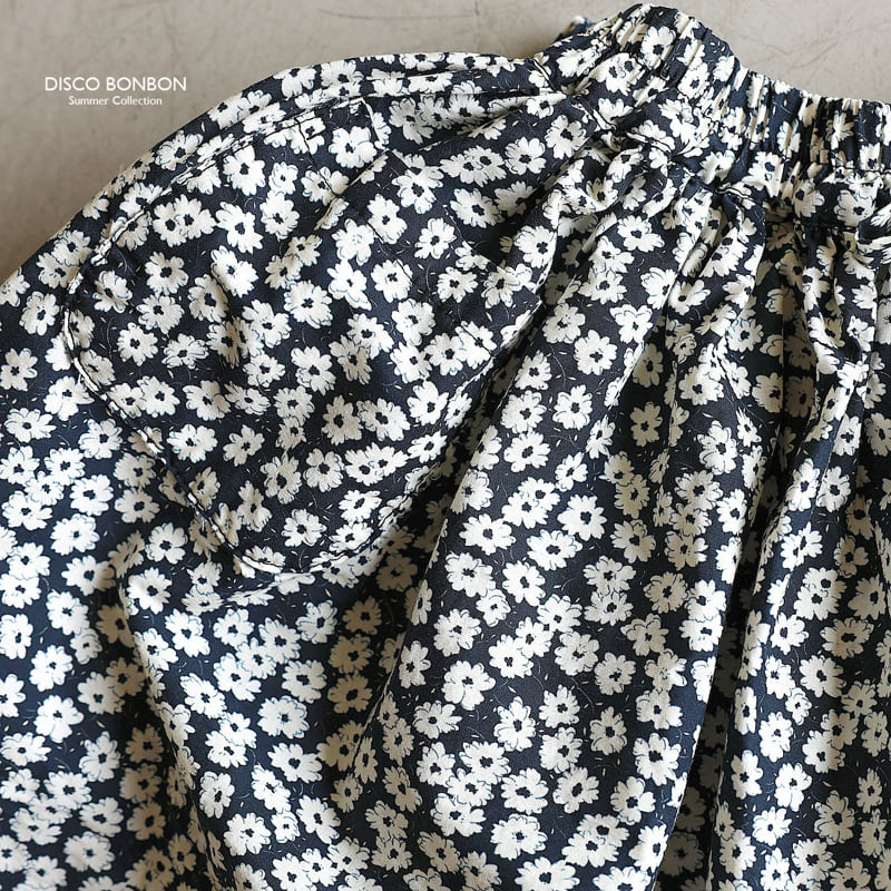 Disco Bonbon - Korean Children Fashion - #todddlerfashion - Summer Flower Skirt - 2