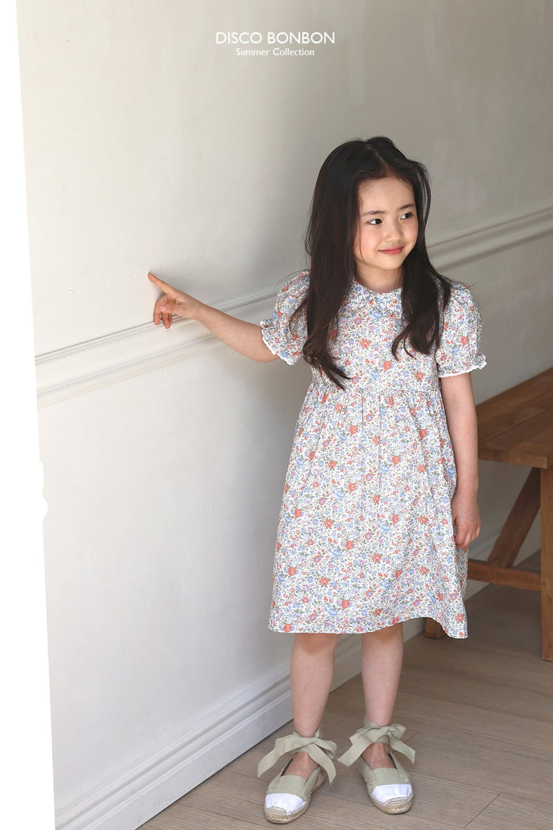 Disco Bonbon - Korean Children Fashion - #todddlerfashion - Blooming One-piece - 4