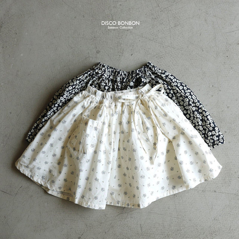 Disco Bonbon - Korean Children Fashion - #toddlerclothing - Summer Flower Skirt - 3