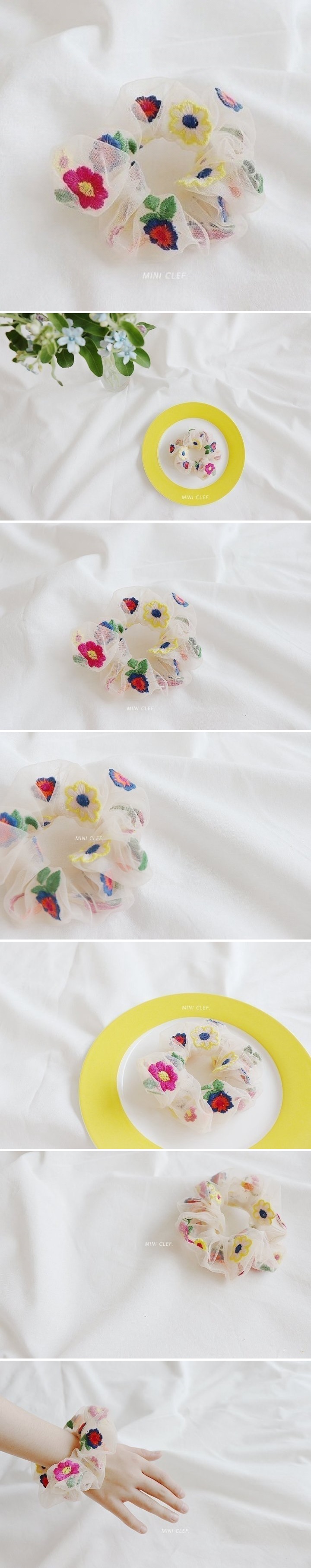 Dominico - Korean Children Fashion - #minifashionista - Flower Scrunchie