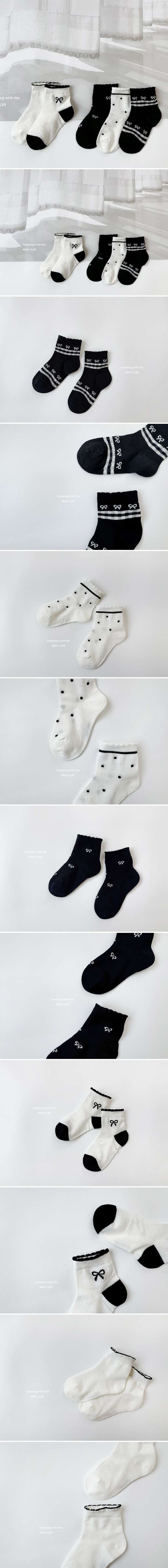 Dominico - Korean Children Fashion - #todddlerfashion - Mini Ribbon Socks