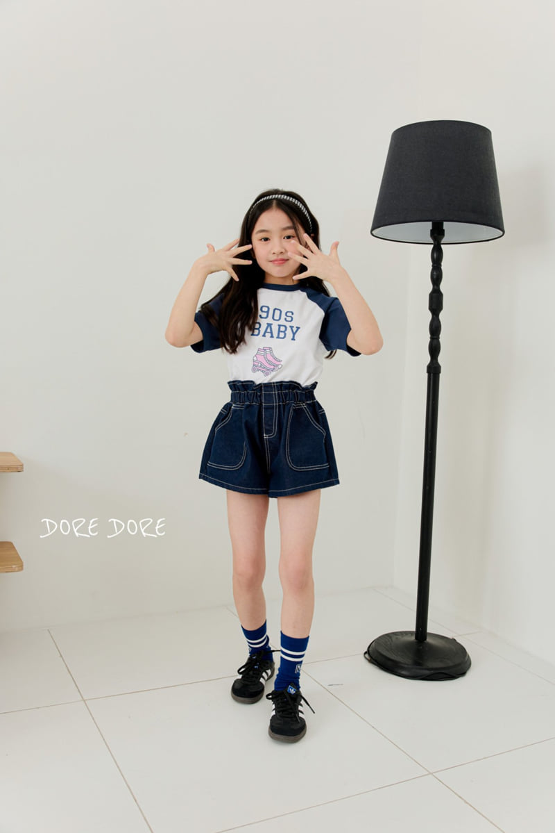 Dore Dore - Korean Children Fashion - #Kfashion4kids - Kids Baby Raglan Crop Tee - 12