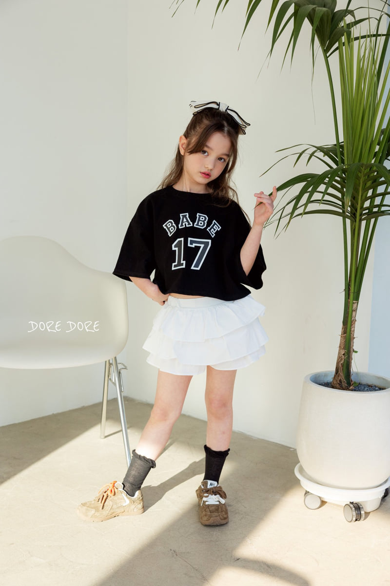 Dore Dore - Korean Children Fashion - #Kfashion4kids - Kids 17 Babe Crop Tee - 8
