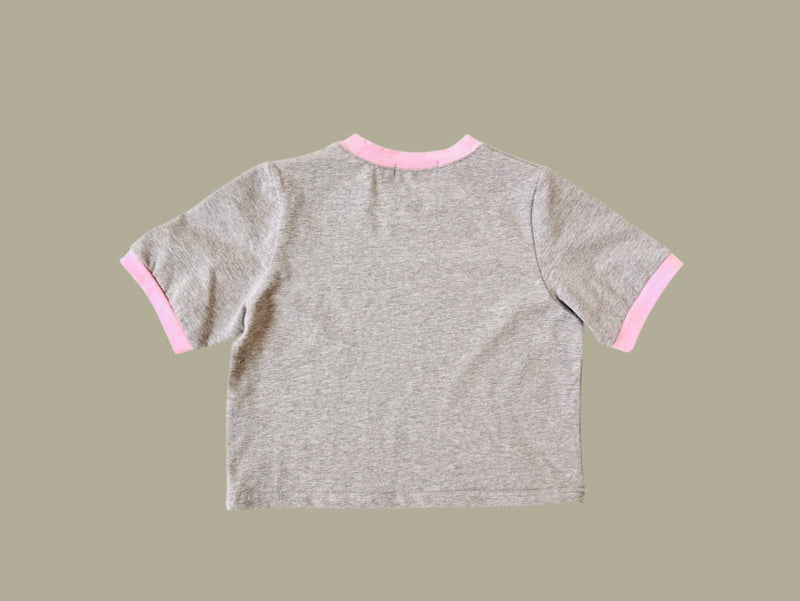 Dore Dore - Korean Children Fashion - #Kfashion4kids - Kids Self Crop Tee - 6