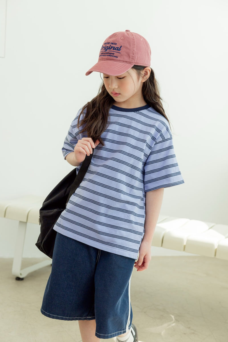 Dore Dore - Korean Children Fashion - #Kfashion4kids - Kids Stripe Raglan Tee