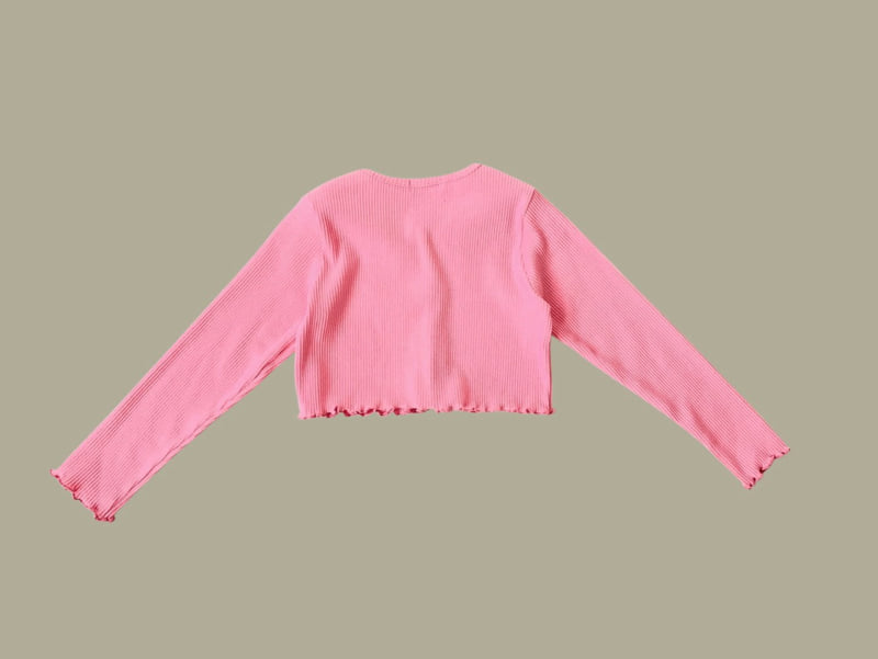 Dore Dore - Korean Children Fashion - #Kfashion4kids - Kids Rib Basic Crop Cardigan - 6