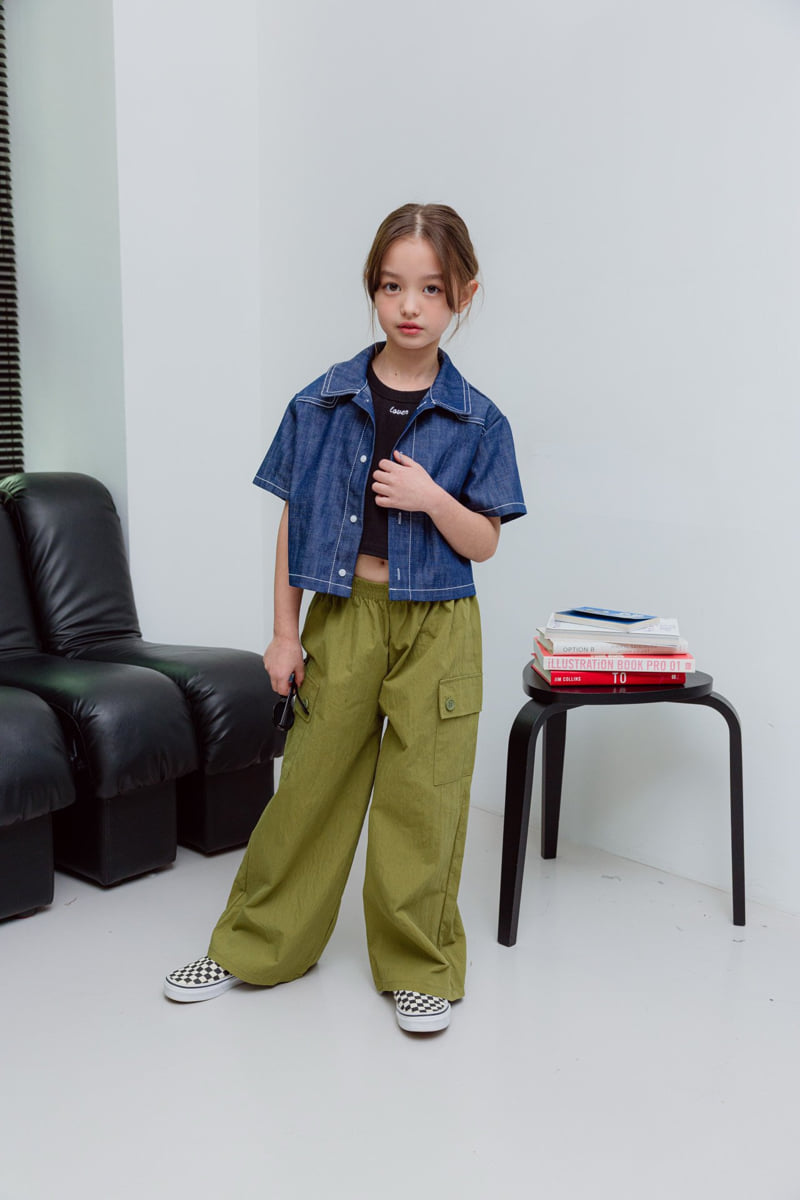 Dore Dore - Korean Children Fashion - #Kfashion4kids - Junior Non-fade Crop Shirt - 9