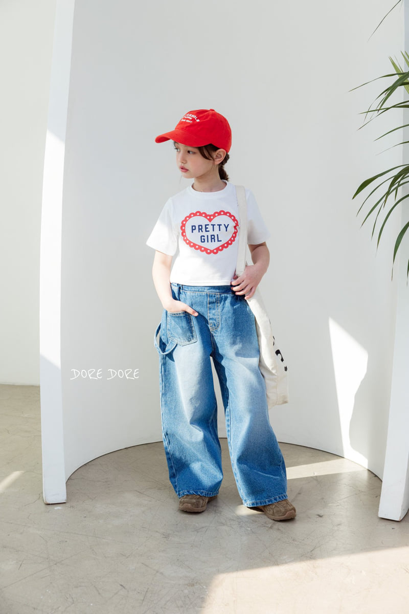 Dore Dore - Korean Children Fashion - #childofig - Kids Unbalanced Pocket Jeans - 5