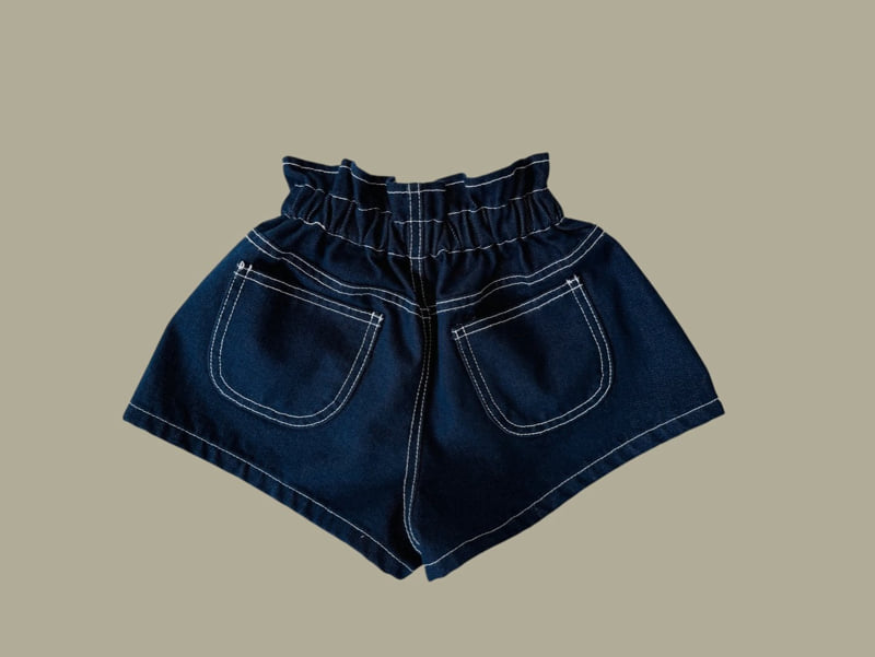 Dore Dore - Korean Children Fashion - #childofig - Kids Shirring Band Shorts (Dark Blue) - 3