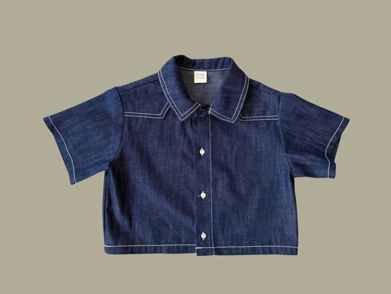 Dore Dore - Korean Children Fashion - #childofig - Junior Non-fade Crop Shirt