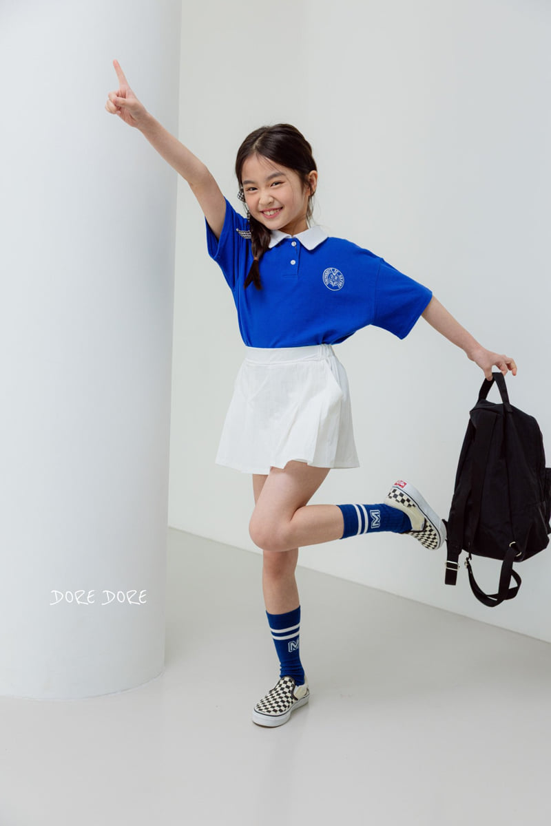 Dore Dore - Korean Children Fashion - #childrensboutique - Kids PK Raglan Collar Tee - 11