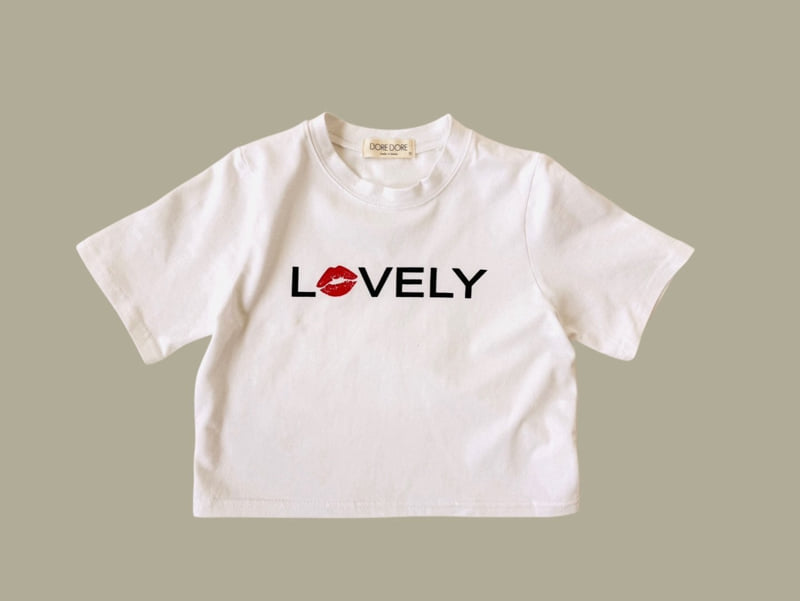 Dore Dore - Korean Children Fashion - #childrensboutique - Kids Lip Crop Tee - 3