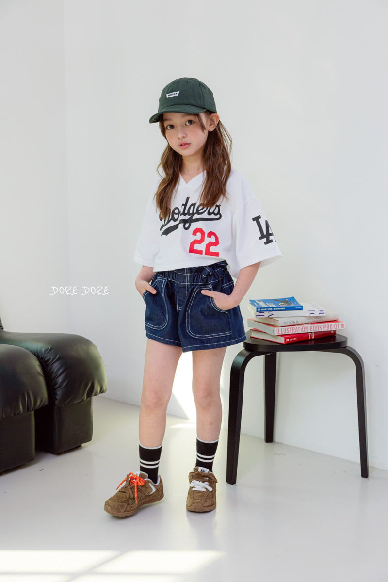 Dore Dore - Korean Children Fashion - #childofig - Kids Shirring Band Shorts (Dark Blue) - 4