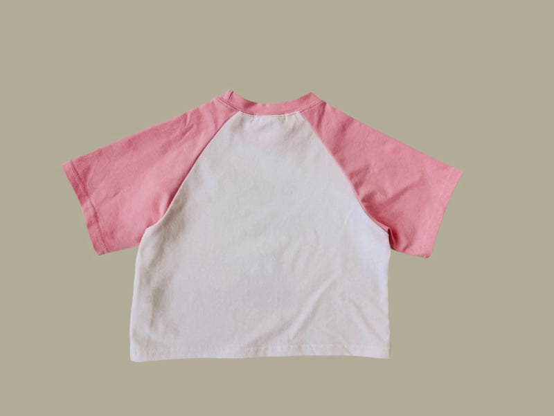 Dore Dore - Korean Children Fashion - #designkidswear - Kids Baby Raglan Crop Tee - 6