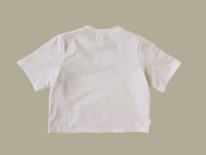 Dore Dore - Korean Children Fashion - #childrensboutique - Kids Lip Crop Tee - 4