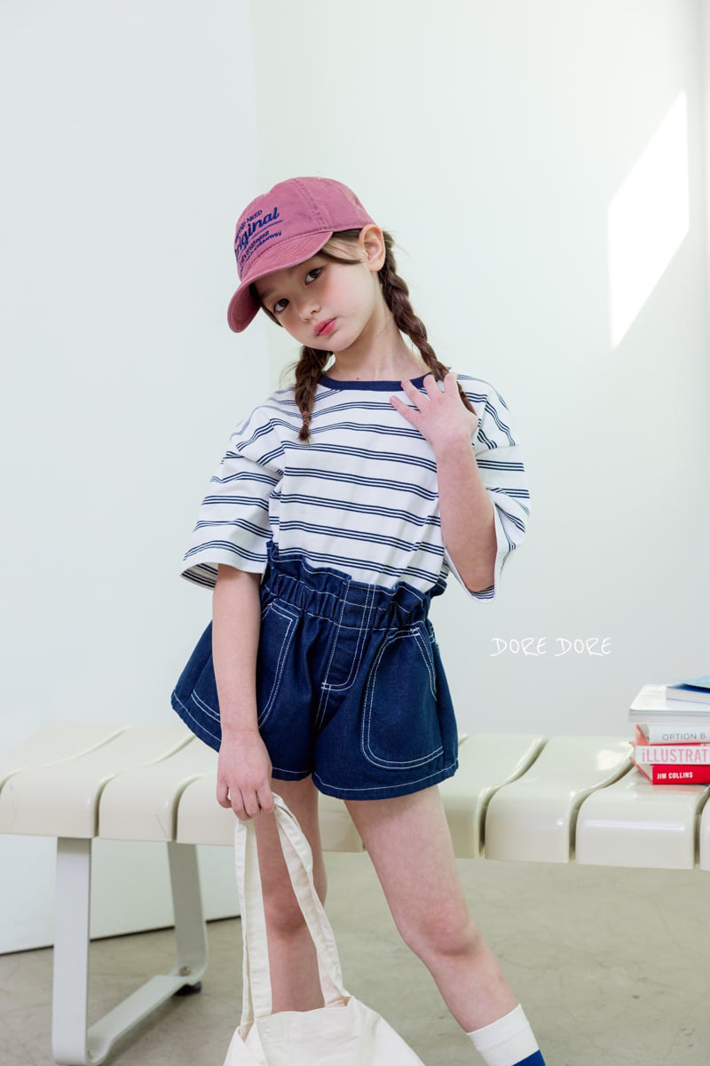 Dore Dore - Korean Children Fashion - #designkidswear - Kids Stripe Raglan Tee - 9