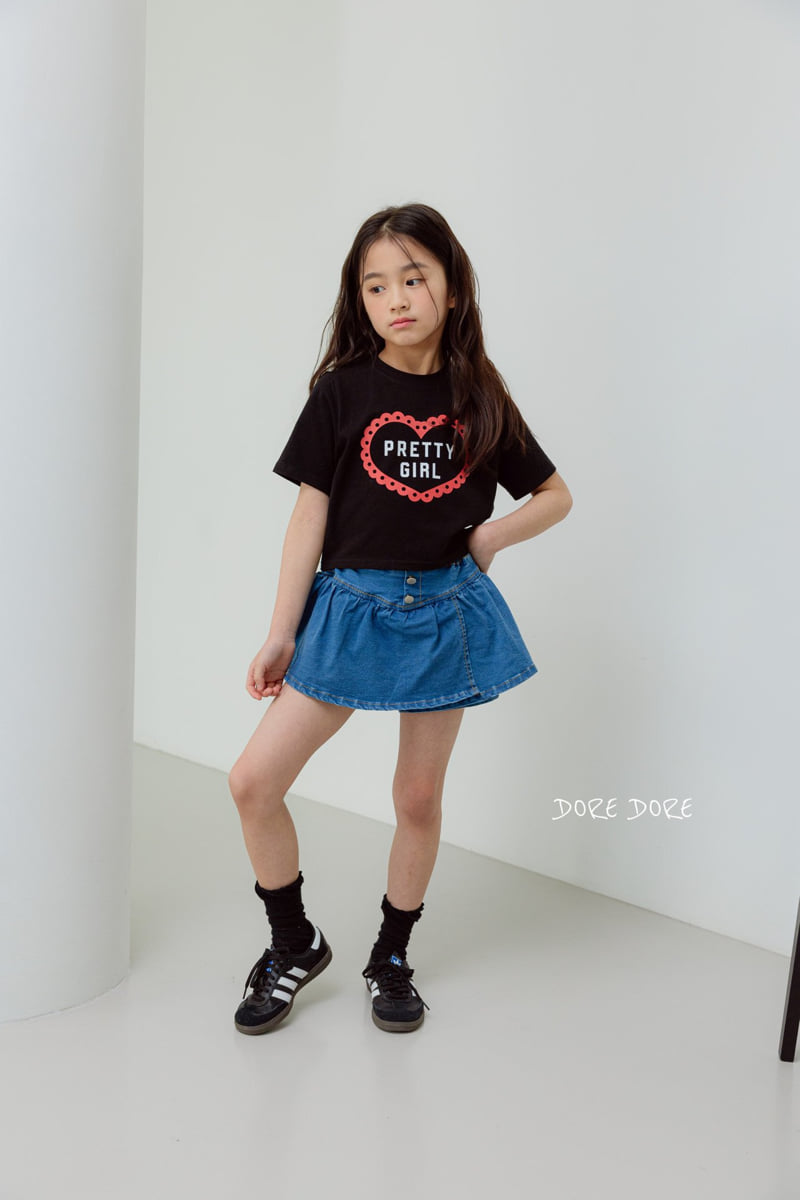 Dore Dore - Korean Children Fashion - #designkidswear - Kids Span Linen Skirt Pants - 8