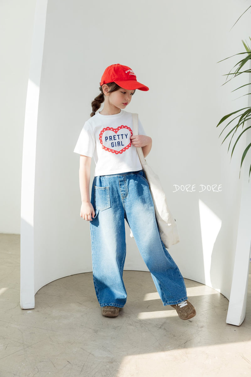 Dore Dore - Korean Children Fashion - #designkidswear - Kids Unbalanced Pocket Jeans - 7