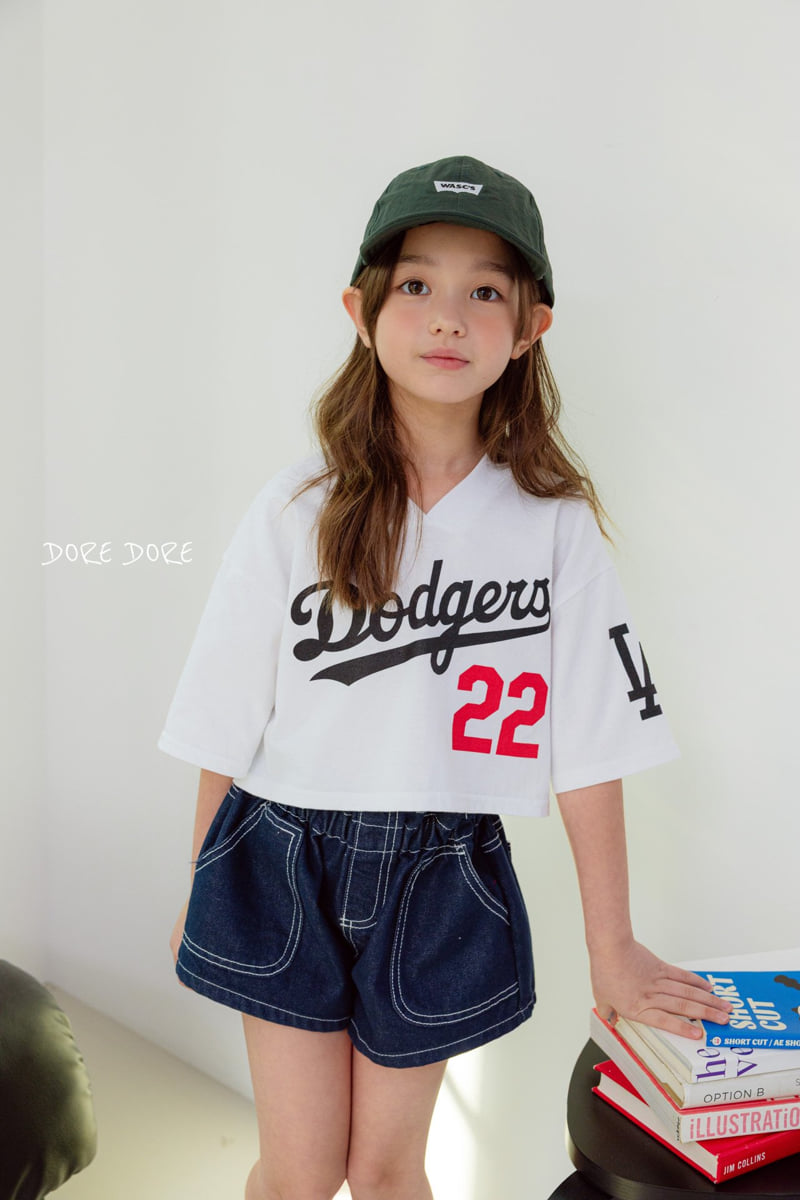 Dore Dore - Korean Children Fashion - #designkidswear - Kids Shirring Band Shorts (Dark Blue) - 5