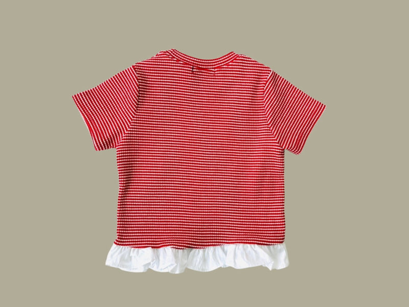 Dore Dore - Korean Children Fashion - #childrensboutique - Kids Shirring Rib Crop Tee - 4