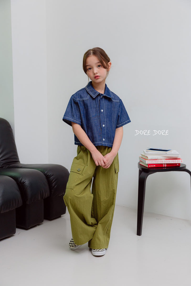 Dore Dore - Korean Children Fashion - #designkidswear - Kids Non-fade Crop Shirt - 4