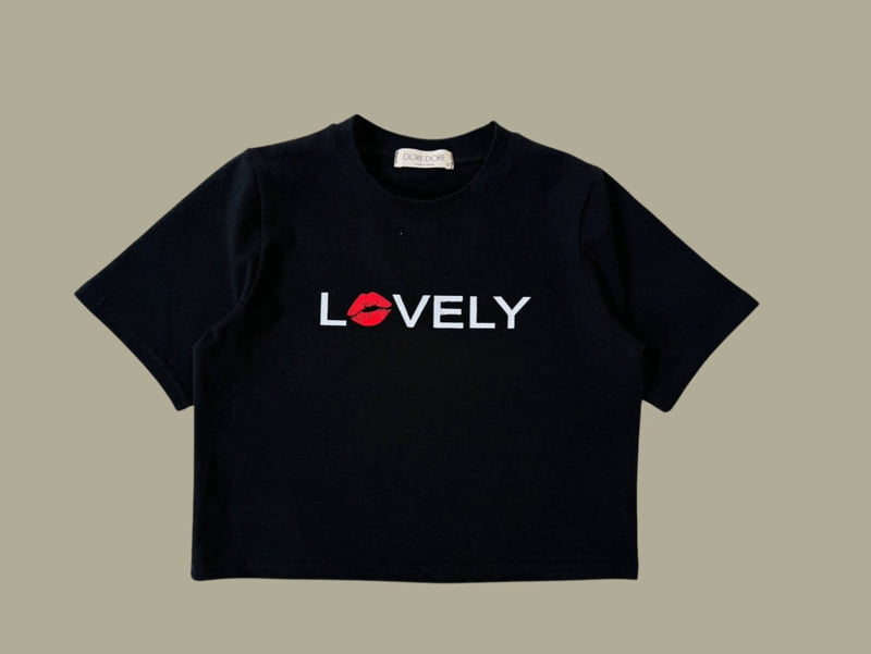 Dore Dore - Korean Children Fashion - #discoveringself - Kids Lip Crop Tee - 5