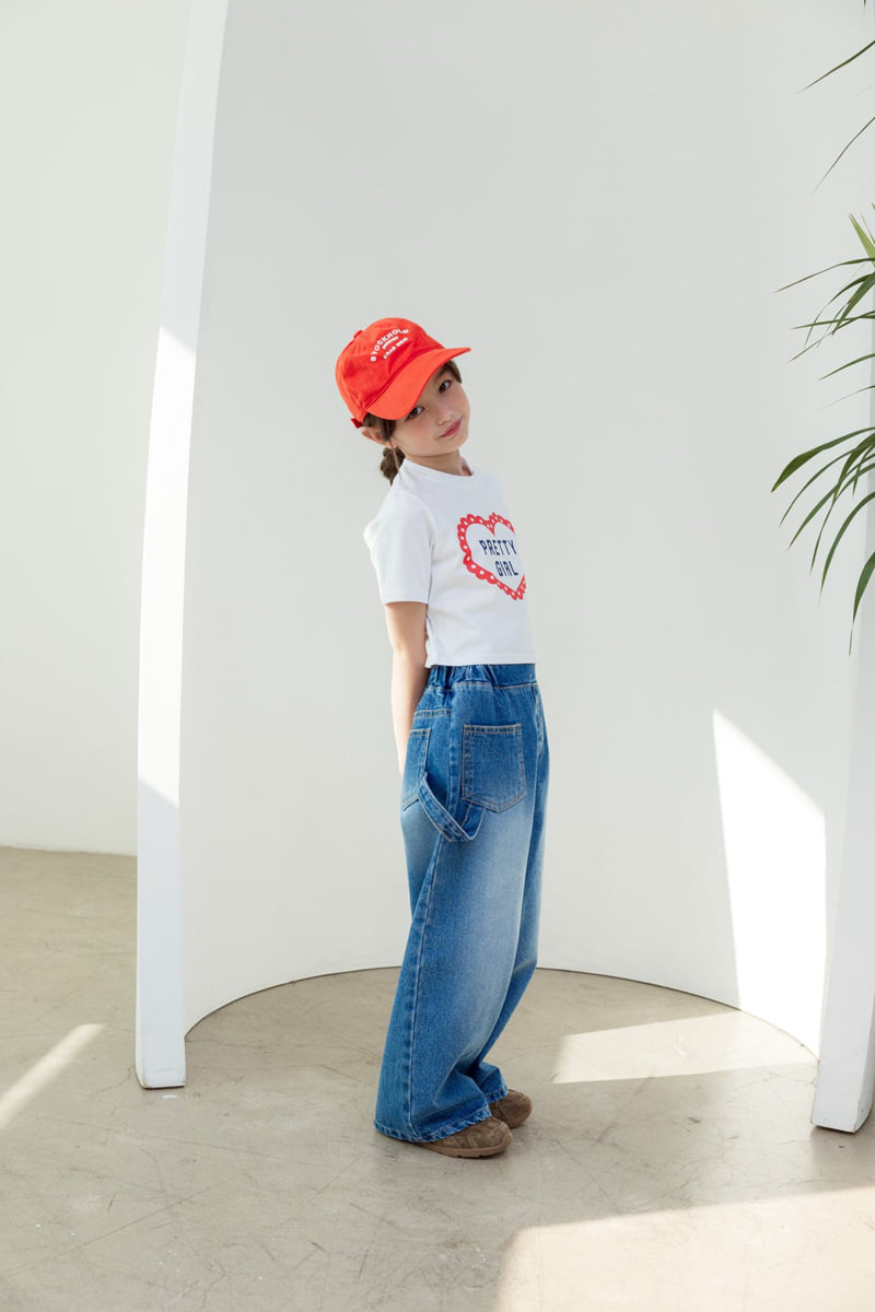Dore Dore - Korean Children Fashion - #discoveringself - Kids Unbalanced Pocket Jeans - 8