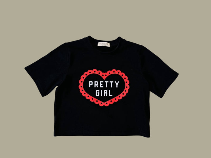 Dore Dore - Korean Children Fashion - #discoveringself - Junior Pretty Crop Tee - 3