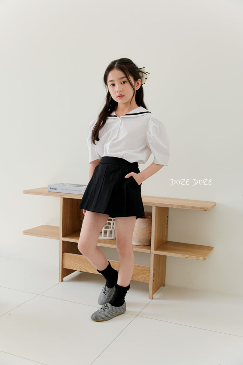 Dore Dore - Korean Children Fashion - #fashionkids - Kids Front Pleated CN Shorts - 12