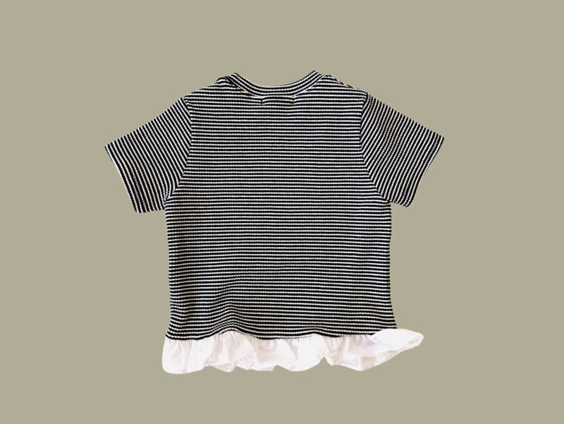 Dore Dore - Korean Children Fashion - #fashionkids - Kids Shirring Rib Crop Tee - 6