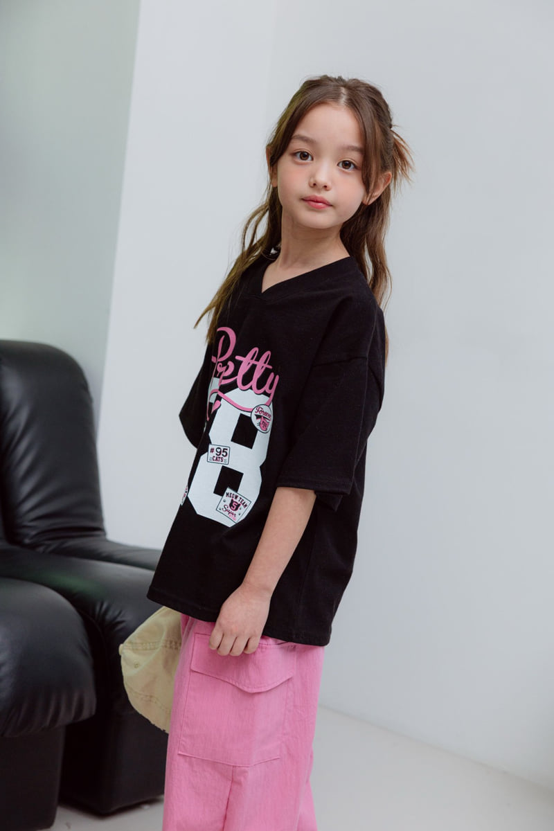 Dore Dore - Korean Children Fashion - #kidsshorts - Kids V-neck 28 Tee