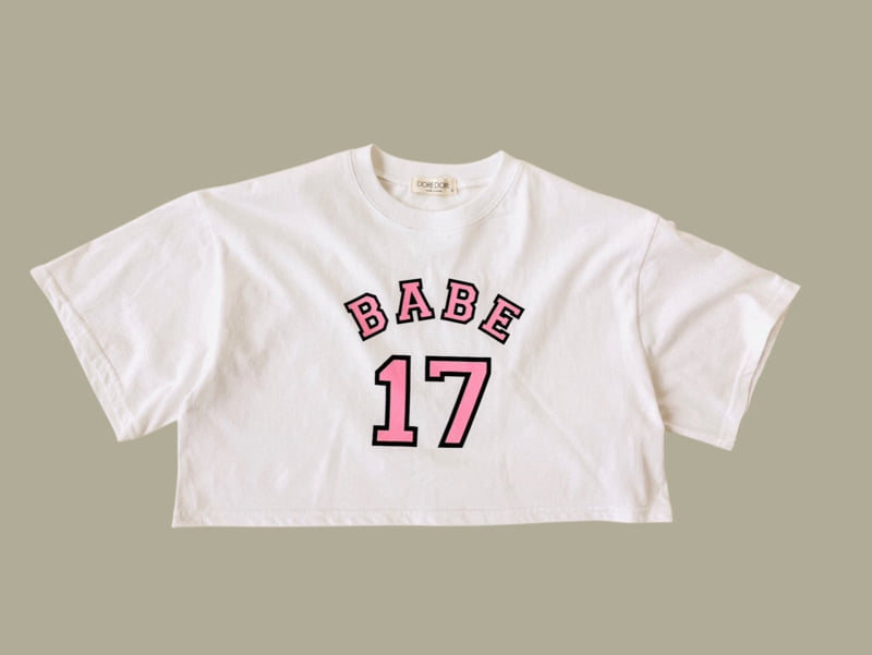 Dore Dore - Korean Children Fashion - #kidsshorts - Kids 17 Babe Crop Tee - 5