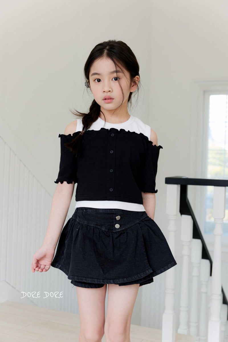 Dore Dore - Korean Children Fashion - #kidsshorts - Kids Span Linen Skirt Pants - 11