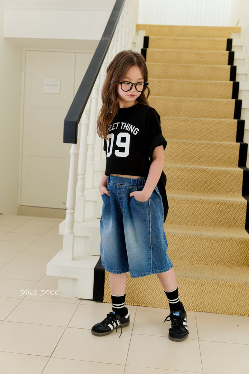 Dore Dore - Korean Children Fashion - #kidsshorts - Kids Street 09 Crop Tee - 9