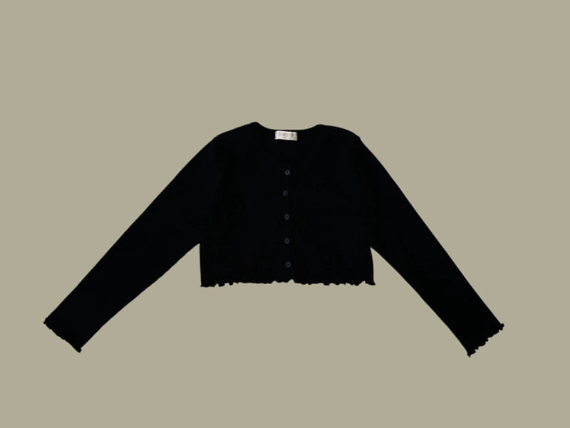 Dore Dore - Korean Children Fashion - #kidsshorts - Junior Rib Basic Crop Cardigan - 3