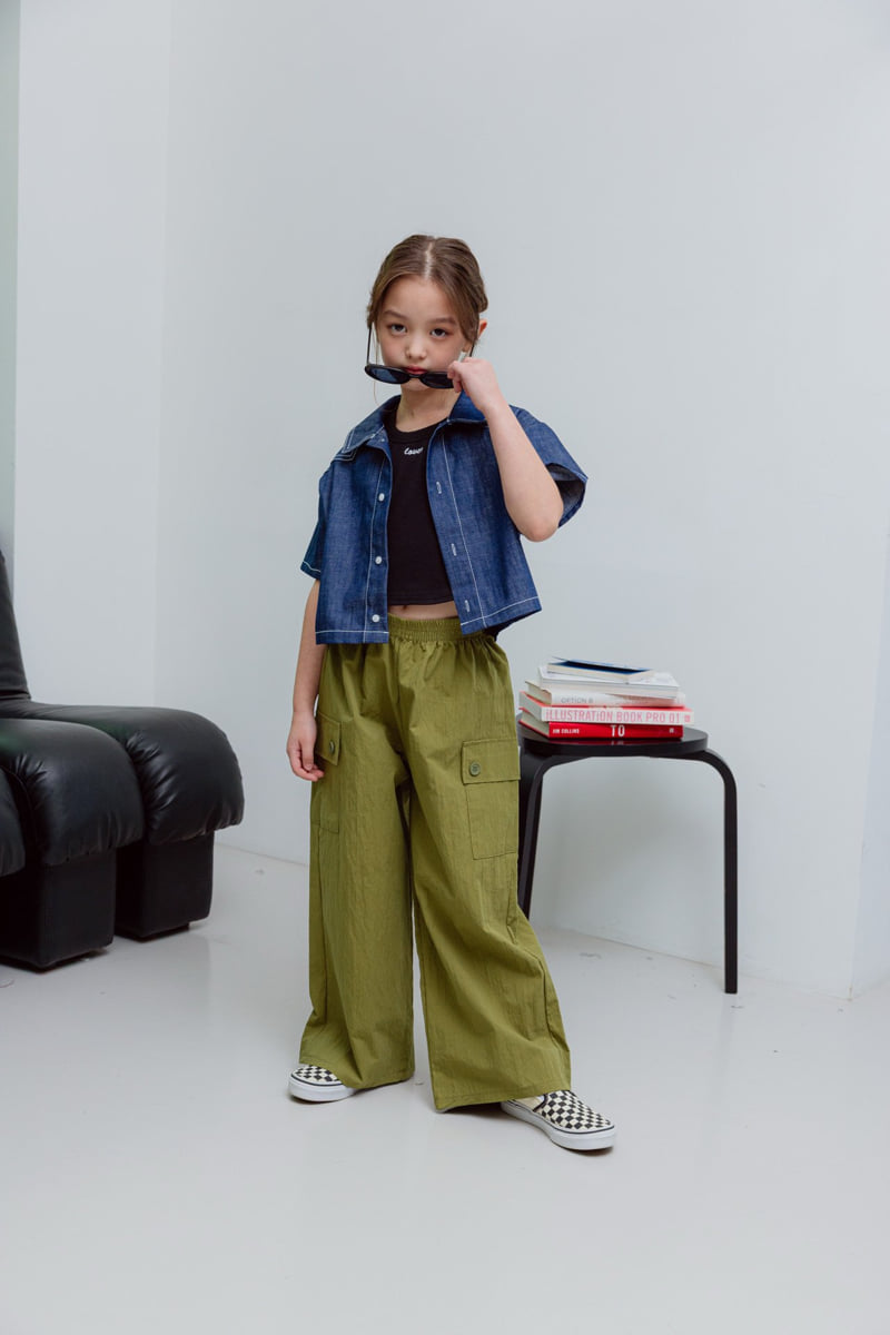 Dore Dore - Korean Children Fashion - #kidsstore - Kids Non-fade Crop Shirt - 7