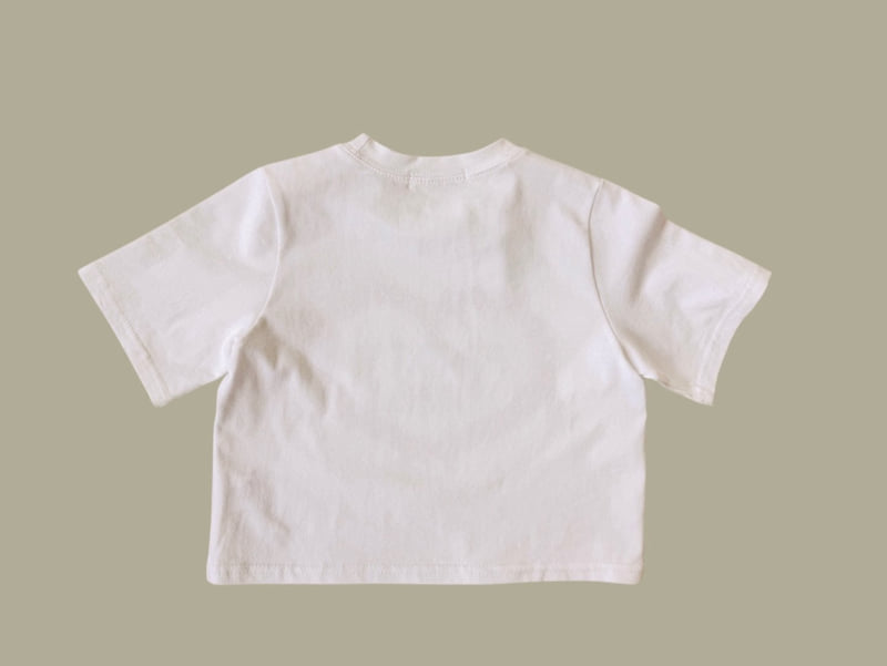 Dore Dore - Korean Children Fashion - #kidsstore - Kids Pretty Crop Tee - 6