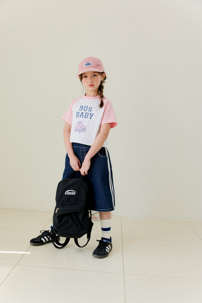 Dore Dore - Korean Children Fashion - #kidsstore - Kids Baby Raglan Crop Tee - 10