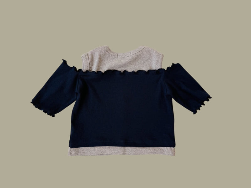 Dore Dore - Korean Children Fashion - #kidsstore - Kids Off-Shoulder Raglan Tee - 6