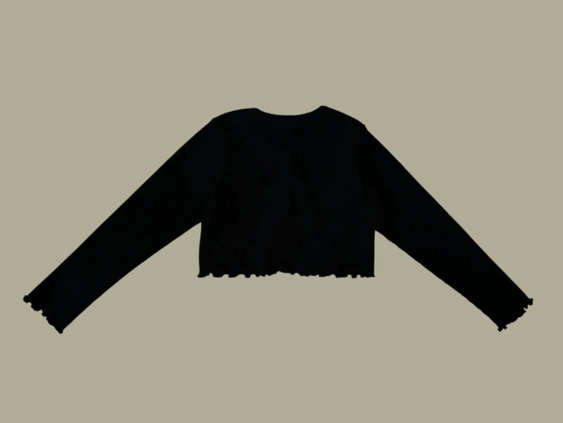 Dore Dore - Korean Children Fashion - #kidsshorts - Kids Rib Basic Crop Cardigan - 4