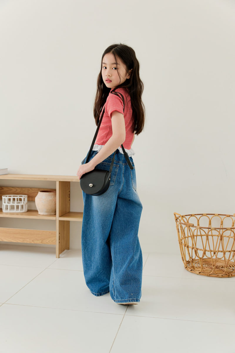 Dore Dore - Korean Children Fashion - #kidsstore - Kids Unbalanced Pocket Jeans - 11